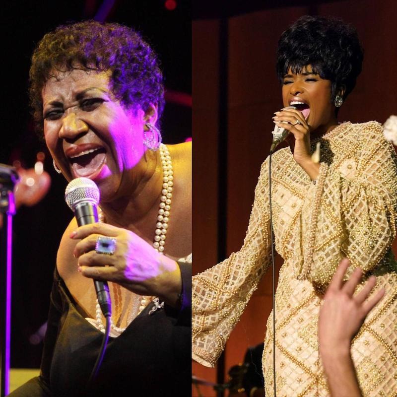 Schauspielerin Jennifer Hudson als Aretha Franklin in der Filmografie „Respect" (2021).