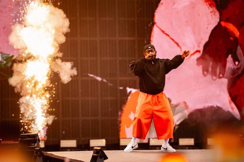 Kendrick Lamar war 2023 erneut der Headliner beim Splash! Festival.