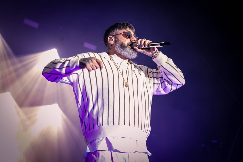 Rapper Sido verkündete auf der Bühne die Trennung von seiner Partnerin Georgina Stumpf.