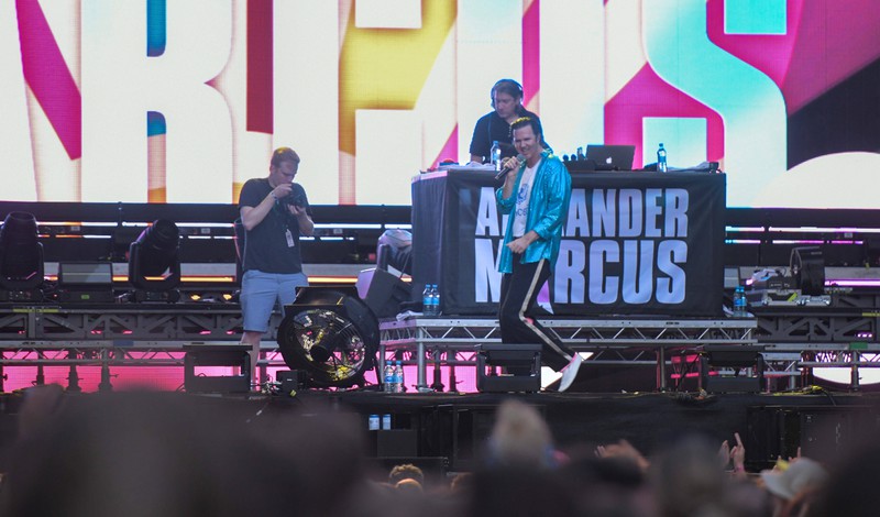 Alexander Marcus trat nach der Veröffentlichung seines neuen Albums auf dem Lollapalooza Festival in Berlin auf.