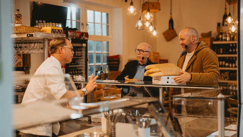 Reiner Calmund und Mario Kotaska hatten einen Gastauftritt bei „Die Passion“.