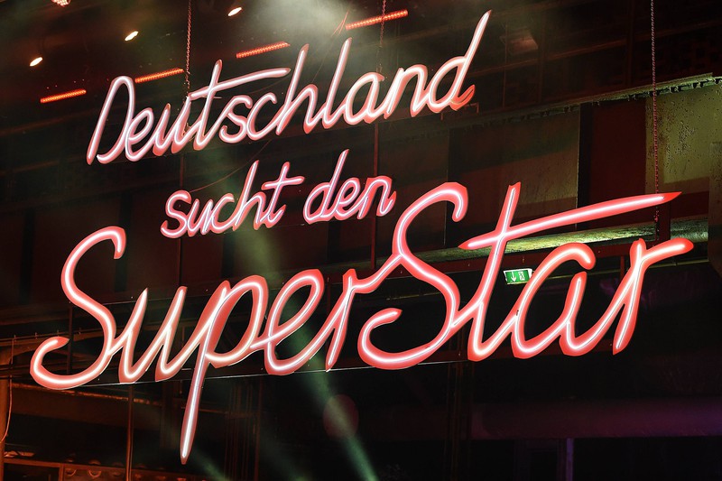 Deutschland sucht den SuperStar bei der Aufzeichnung der RTL-Sendung
