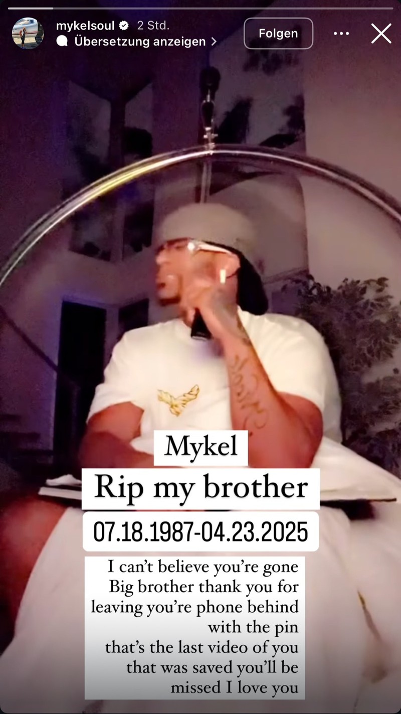 Mikel Johnson wurde am 1. Mai 2025 auf seinem Instagram-Kanal für tot erklärt.
