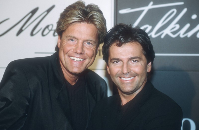 Modern Talking feierte 1998 ein kurzes Comeback.