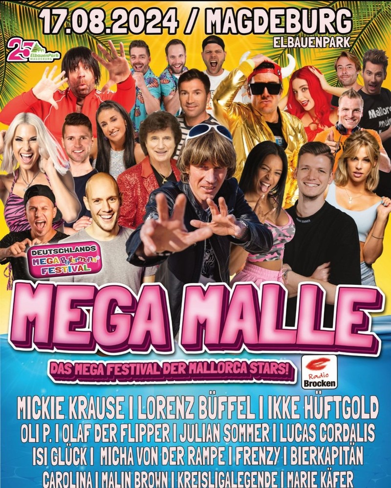 Mickie Krause, Lorenz Büffel, Ikke Hüftgold und noch viele weitere Stars waren bei Mega Malle 2024 dabei.